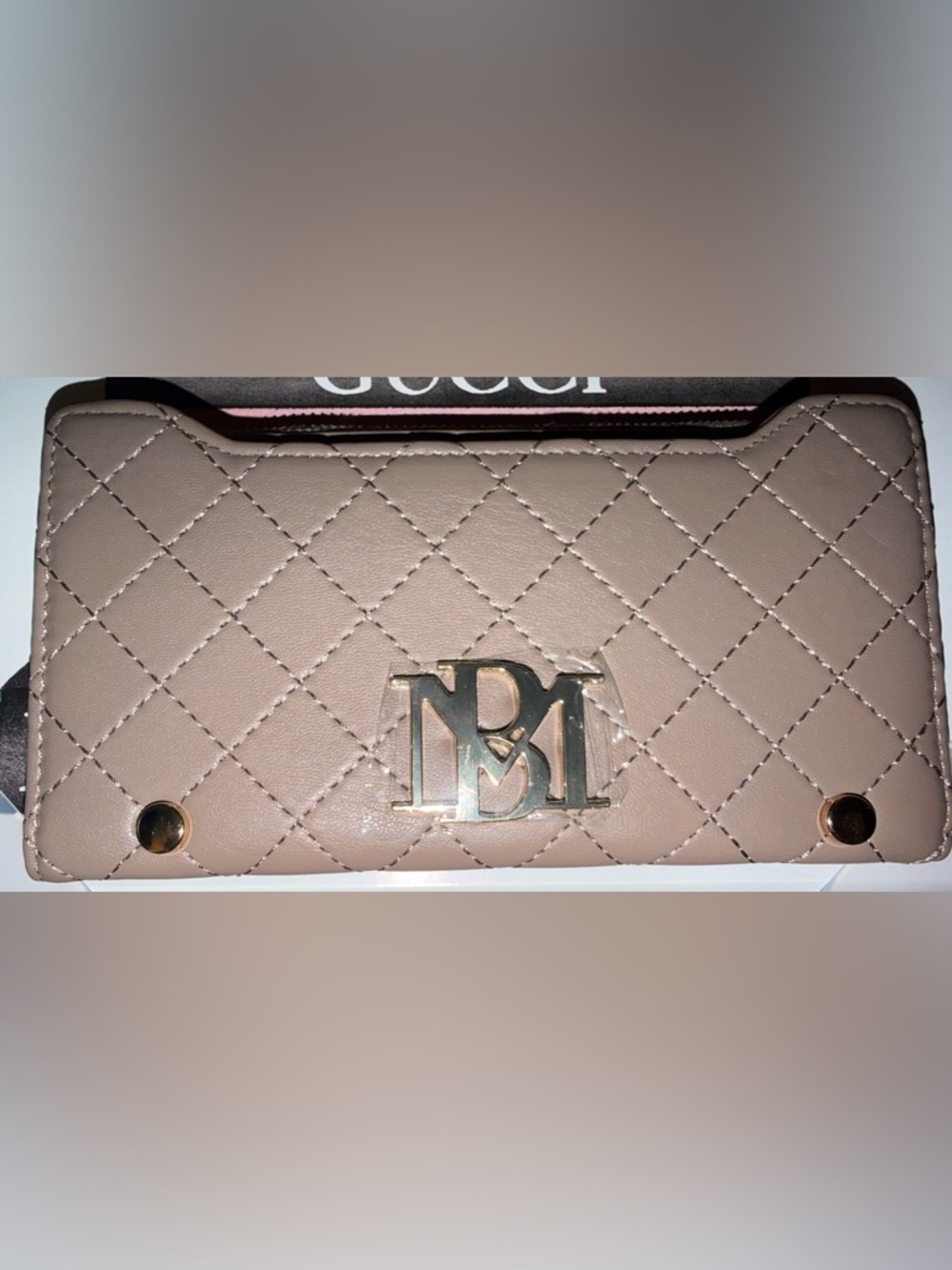 Badgley Mischka Long Card Wallet Color - Taupe NWOT